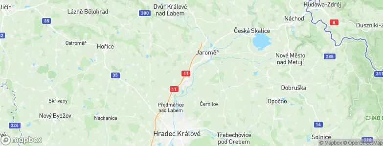 Černožice, Czechia Map