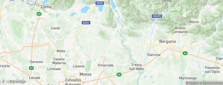 Cernusco Lombardone, Italy Map