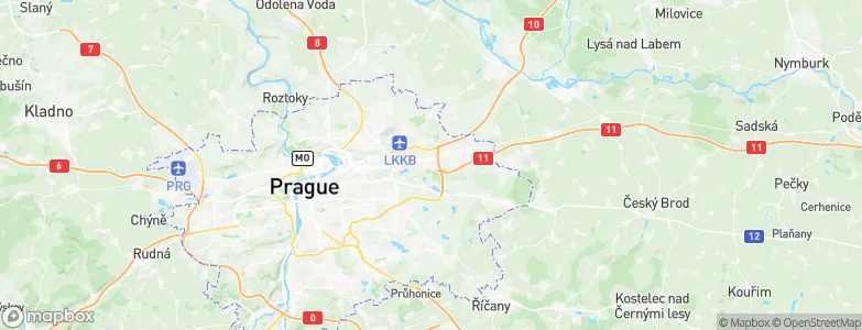 Černý Most, Czechia Map