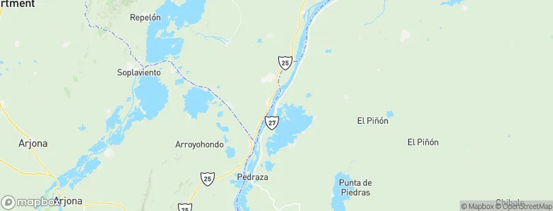 Cerro de San Antonio, Colombia Map