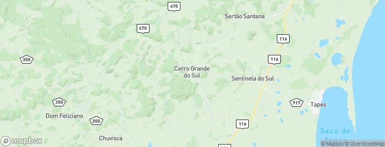 Cêrro Grande, Brazil Map