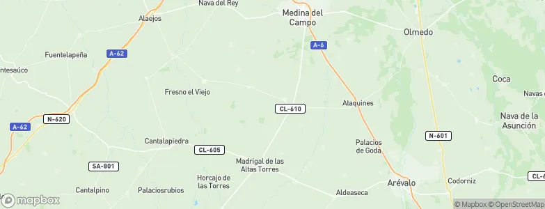 Cervillego de la Cruz, Spain Map