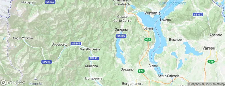 Cesara, Italy Map