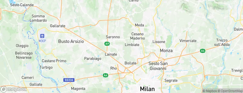 Cesate, Italy Map