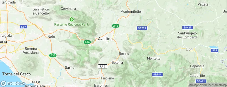 Cesinali, Italy Map
