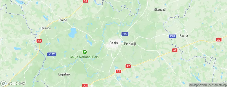 Cēsis, Latvia Map