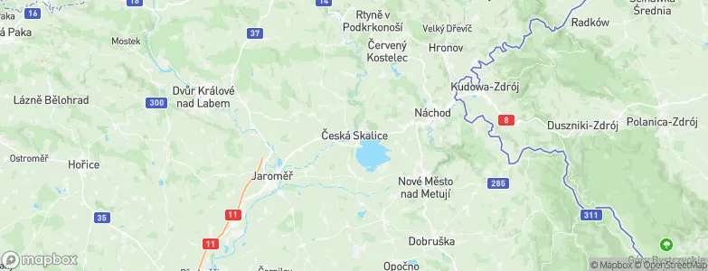 Česká Skalice, Czechia Map
