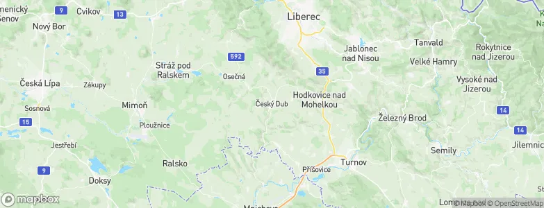 Český Dub, Czechia Map