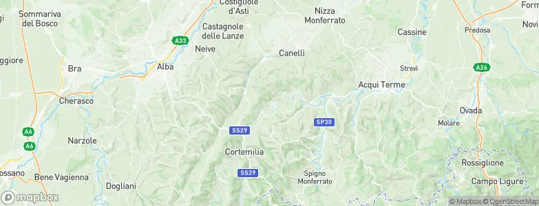 Cessole, Italy Map