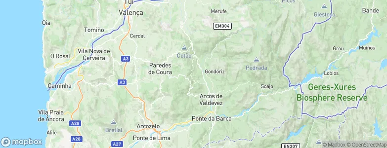 Cestãis, Portugal Map