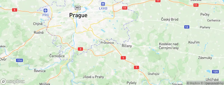 Čestlice, Czechia Map