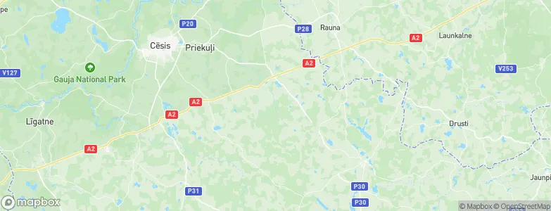 Cēsu Novads, Latvia Map