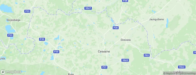 Cesvaine, Latvia Map