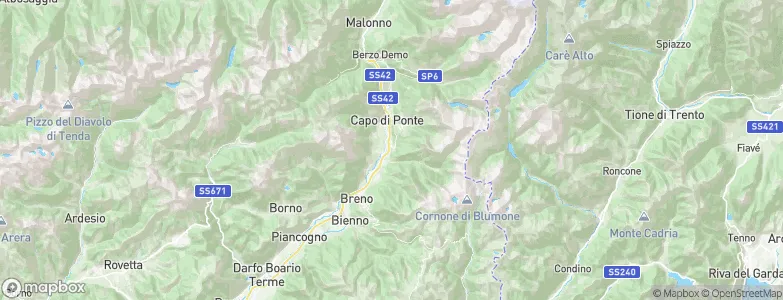 Ceto, Italy Map