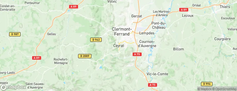 Ceyrat, France Map