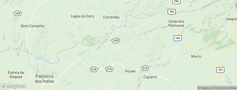 Chã Preta, Brazil Map