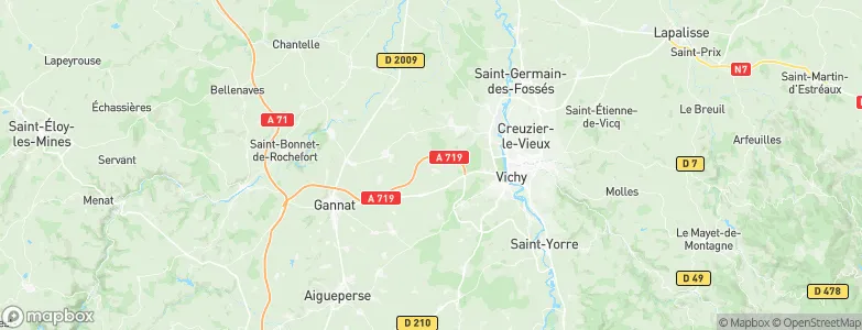 Chabonne, France Map