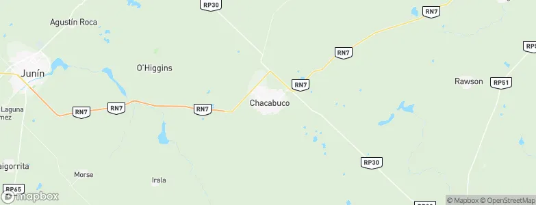 Chacabuco, Argentina Map