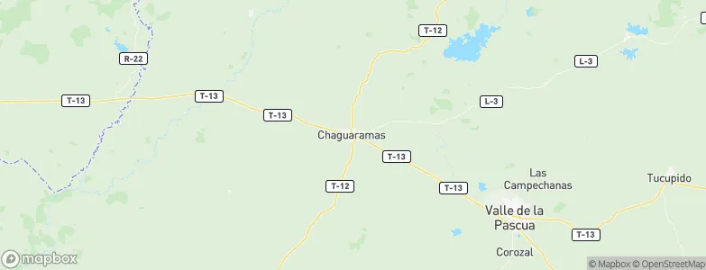 Chaguaramas, Venezuela Map