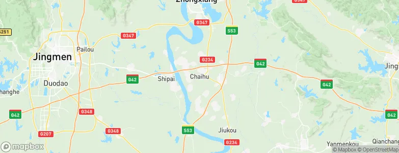 Chaihu, China Map