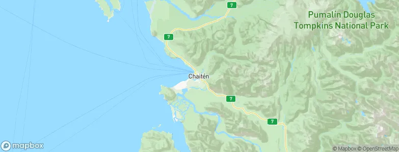 Chaitén, Chile Map