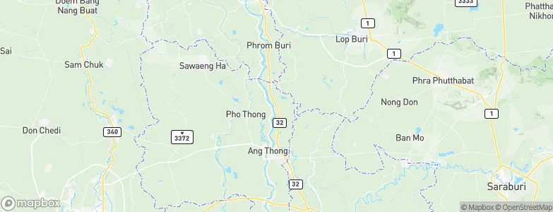 Chaiyo, Thailand Map