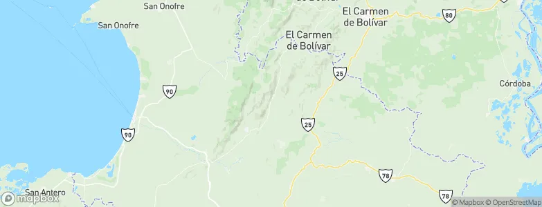 Chalán, Colombia Map