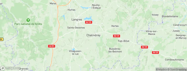 Chalindrey, France Map