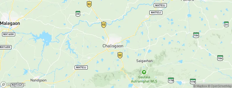 Chalisgaon, India Map