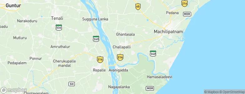 Challapalle, India Map