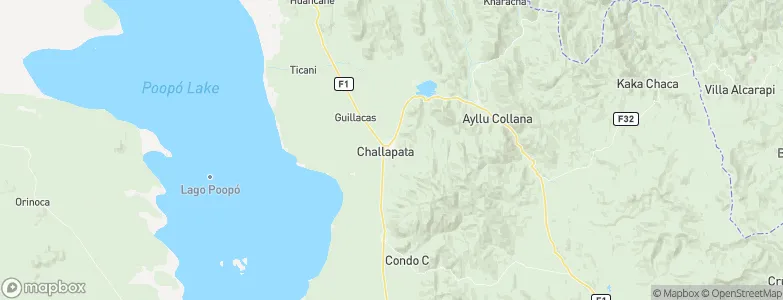Challapata, Bolivia Map