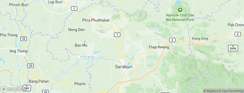 Chaloem Phra Kiat, Thailand Map