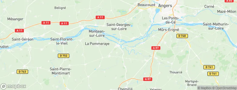 Chalonnes-sur-Loire, France Map