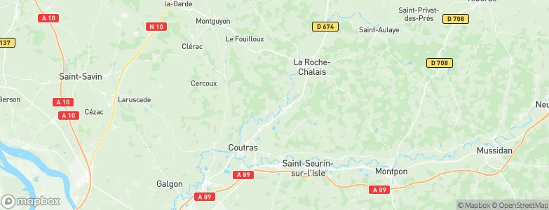 Chamadelle, France Map