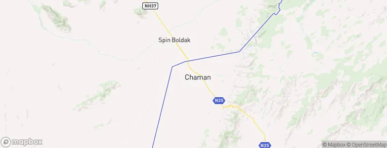 Chaman, Pakistan Map