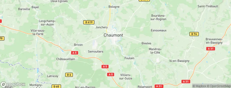 Chamarandes-Choignes, France Map