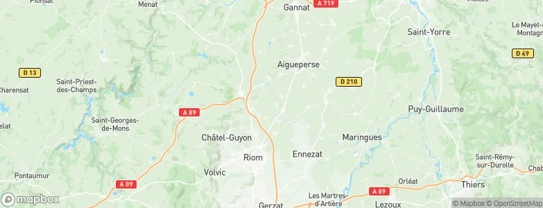 Chambaron sur Morge, France Map