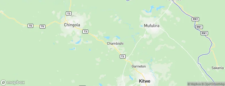Chambishi, Zambia Map