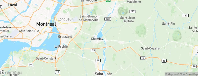 Chambly, Canada Map