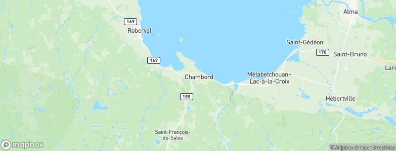 Chambord, Canada Map