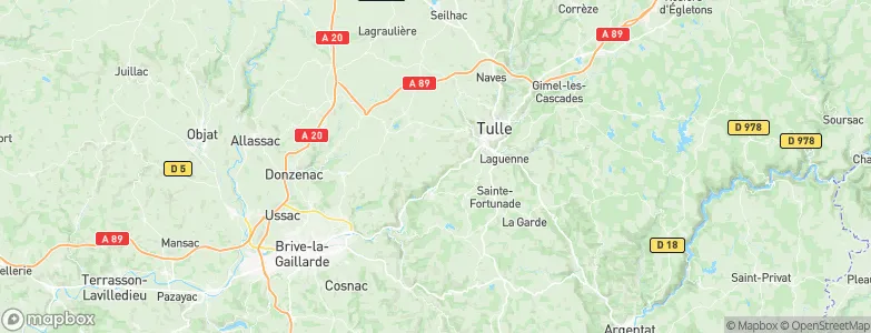 Chameyrat, France Map