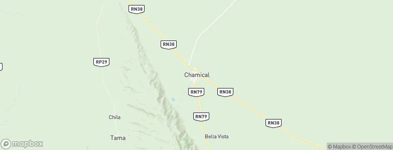 Chamical, Argentina Map