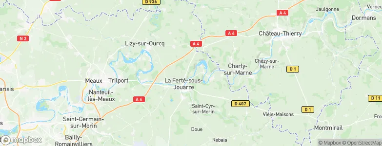 Chamigny, France Map