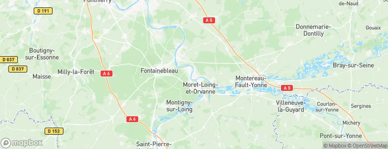 Champagne-sur-Seine, France Map