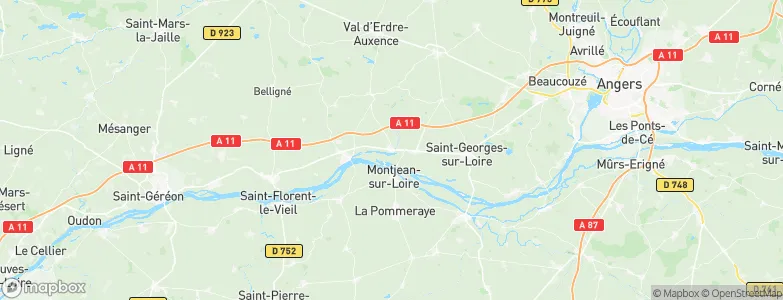 Champtocé-sur-Loire, France Map