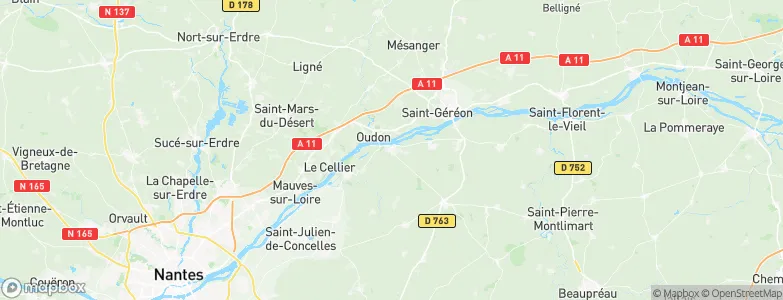 Champtoceaux, France Map