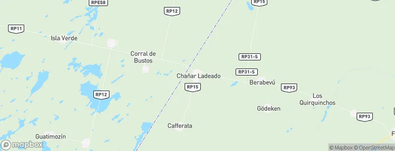 Chañar Ladeado, Argentina Map
