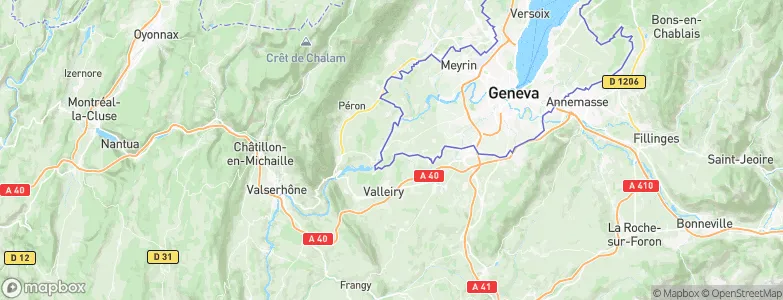 Chancy, Switzerland Map