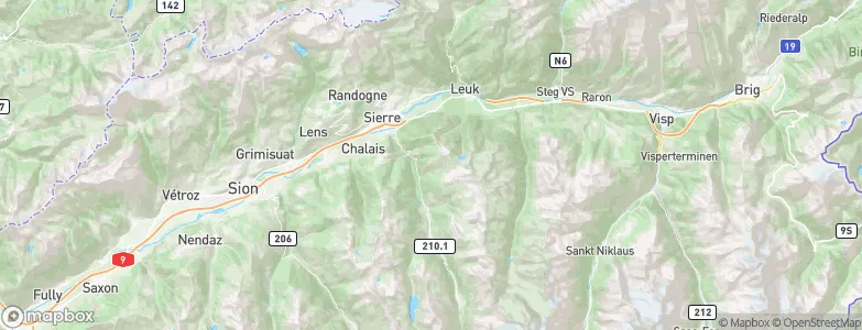 Chandolin, Switzerland Map