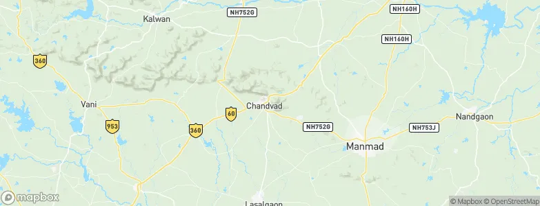 Chāndor, India Map